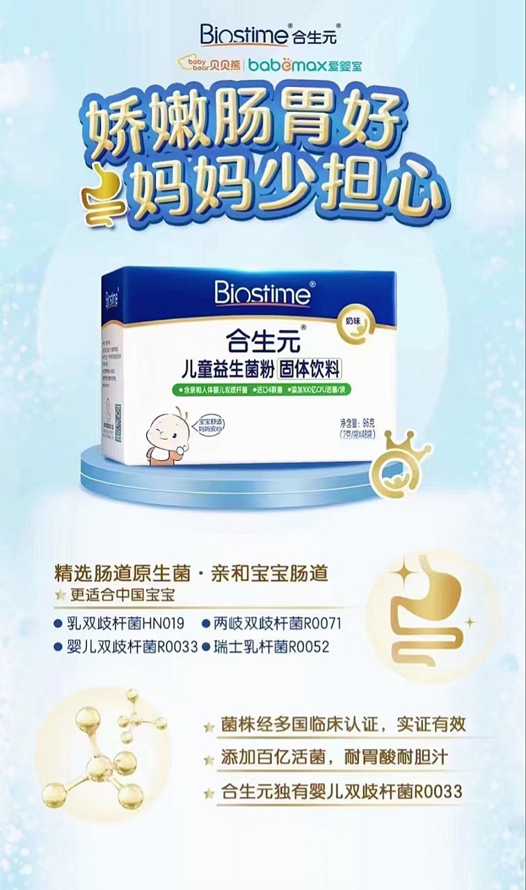 合生元益生菌最新版，小益生菌與家庭幸福的日常奇跡